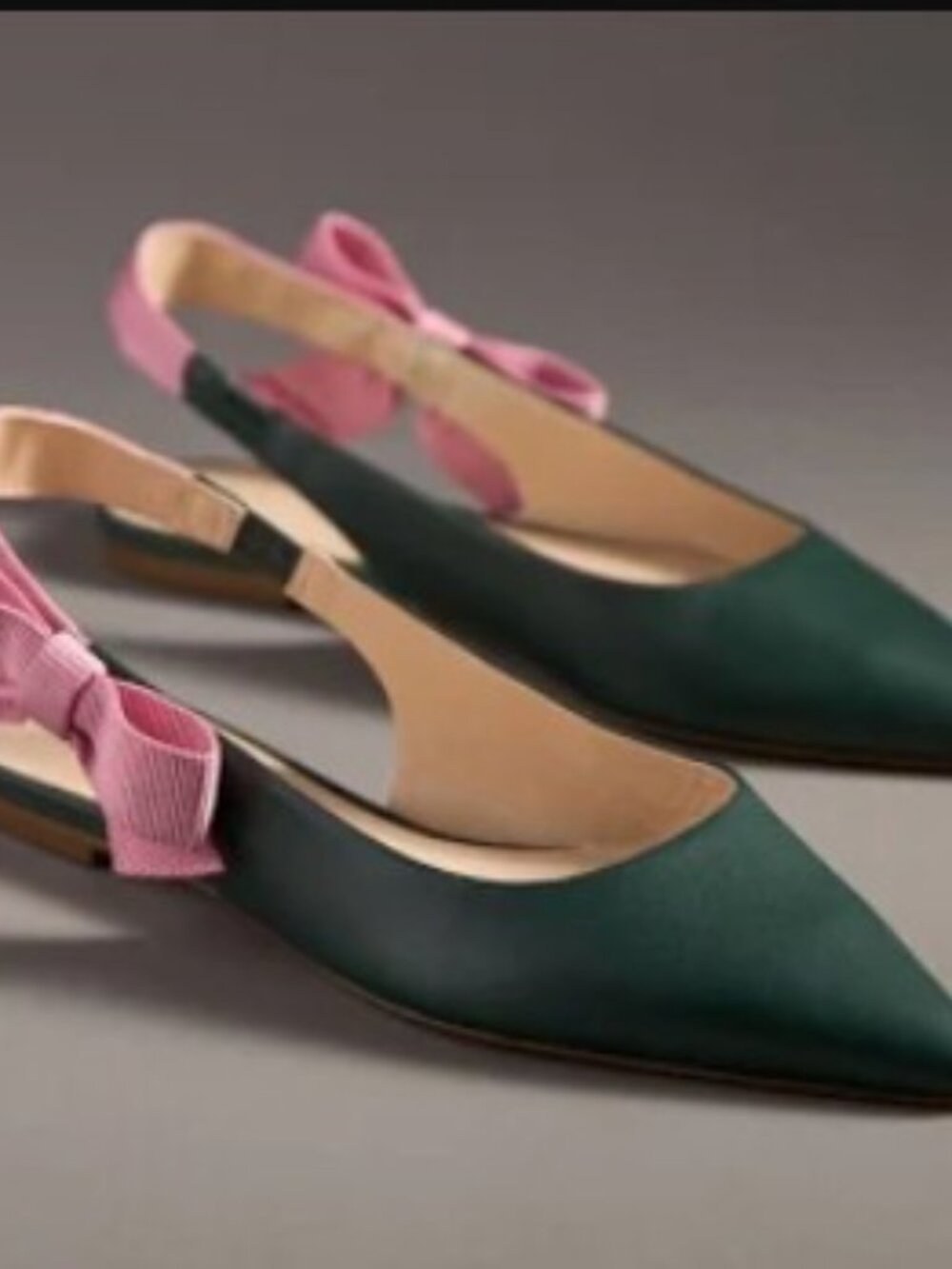 Maeve Side-Bow Slingback Flats